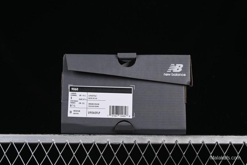 New Balance NB9060 Series Retro Casual Running Shoes with ABZORB Cushioning - U9060FLP
