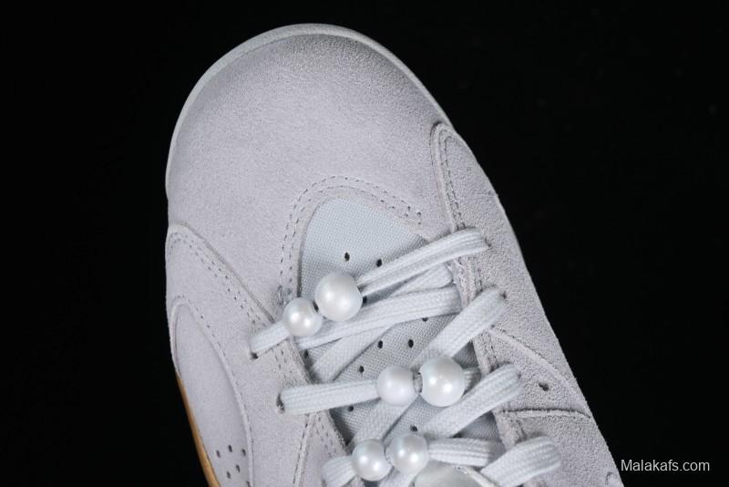 Nike Air Jordan 6 Retro Paris Olympics Sneakers with Metallic Gold Accents - DQ4914-074