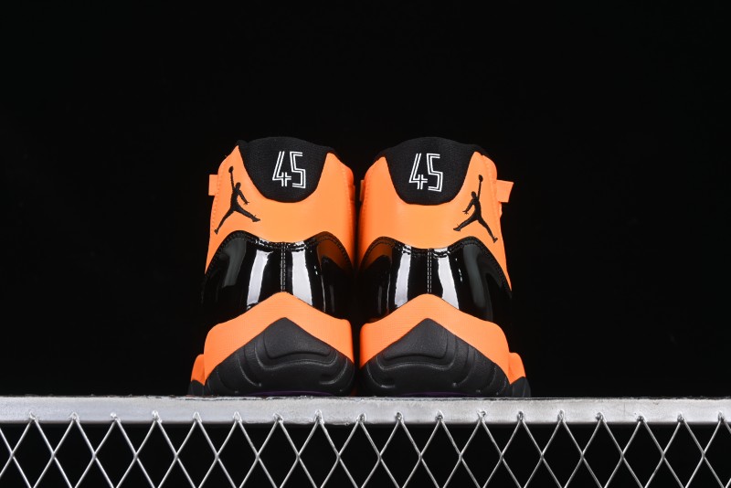 Nike Air Jordan 11 Retro High Top Basketball Shoes in Black/Orange - CT8012-800