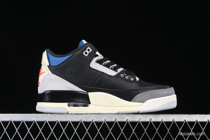 Nike Air Jordan 3 OG "Rare Air" Retro Basketball Shoes with Reverse Swoosh Design - IB8967-004
