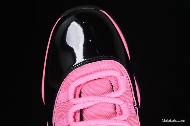 Nike Air Jordan 11 Retro High Top Basketball Shoes in Black Pink - CT8012-500