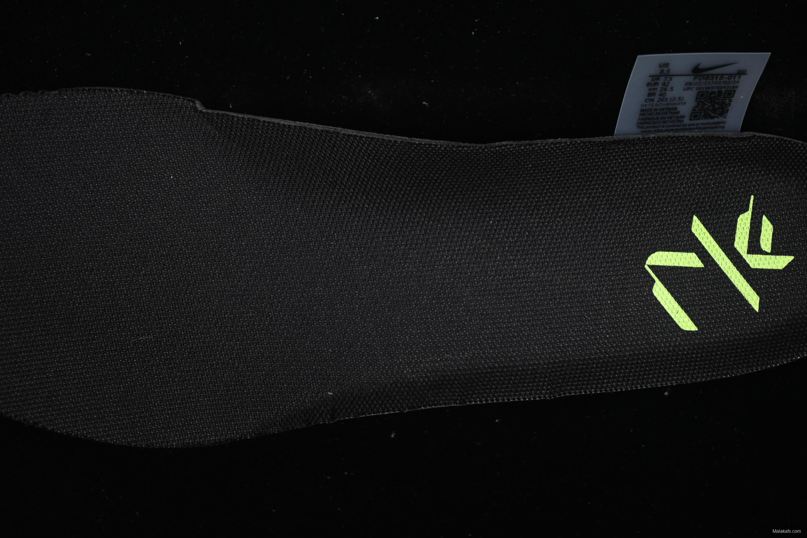 Nike Air Zoom Alphafly NEXT% 2 - Black & Volt Green Performance Running Shoes