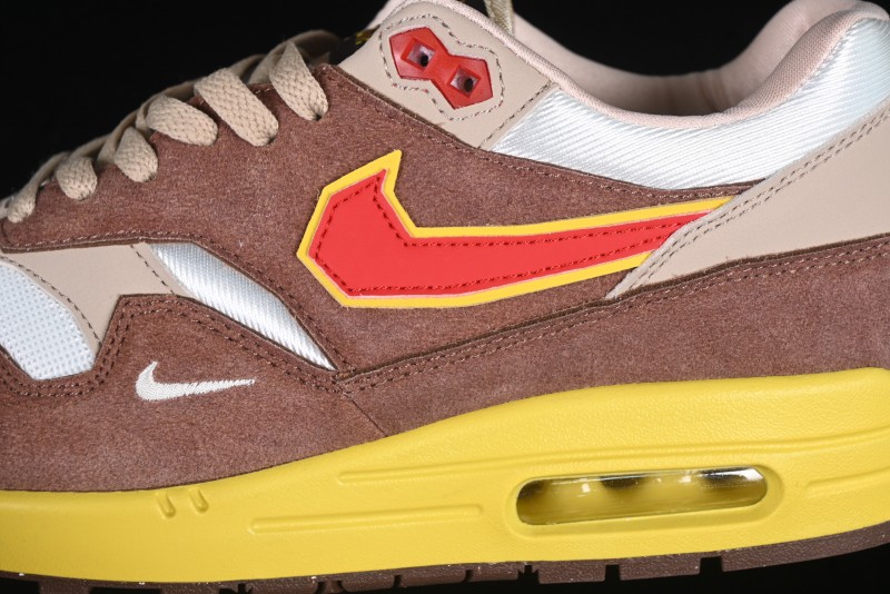 Nike Air Max 1 Retro Running Shoes with Half-Sole Air Cushion - HV5776-200