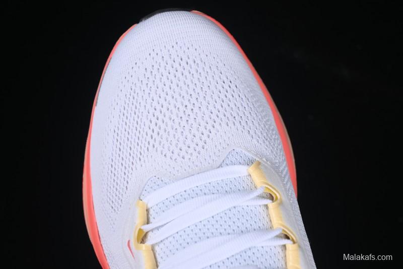 Nike Air Zoom Running Shoes - White/Coral Gradient