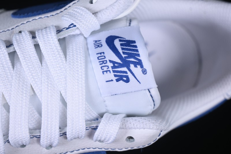 Nike Air Force 1 Low White & Blue – Iconic Leather Sneakers