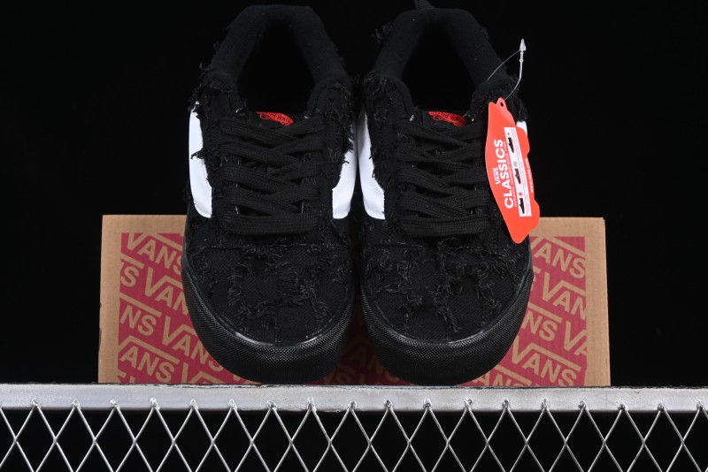 Vans Vault OG Era LX "Distressed Black" Premium Skate Sneakers
