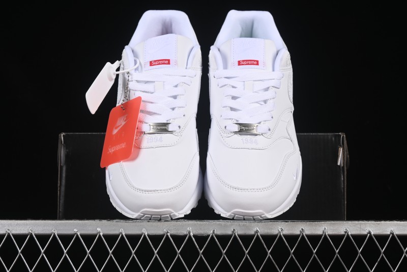 Nike Air Max 1 Retro Running Shoes with Half-Sole Air Cushion - HF8813-100