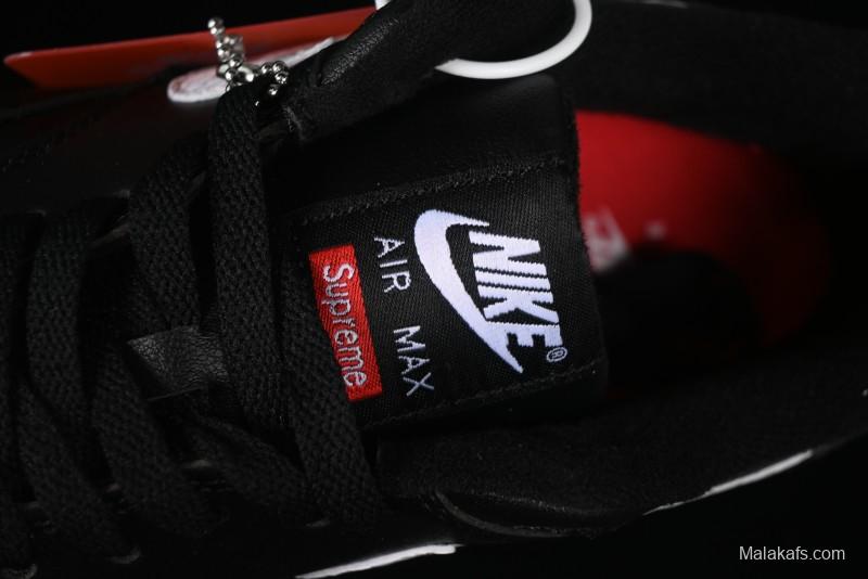 Nike Air Max 1 Retro Running Shoes with Half-Sole Air Cushion - HF8813-001