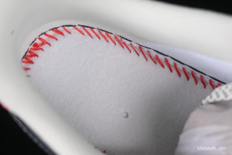 Nike Air Force 1 '07 Low Stussy Double Flame Casual Sneakers with Full-Length Air Cushion - XS1958-555