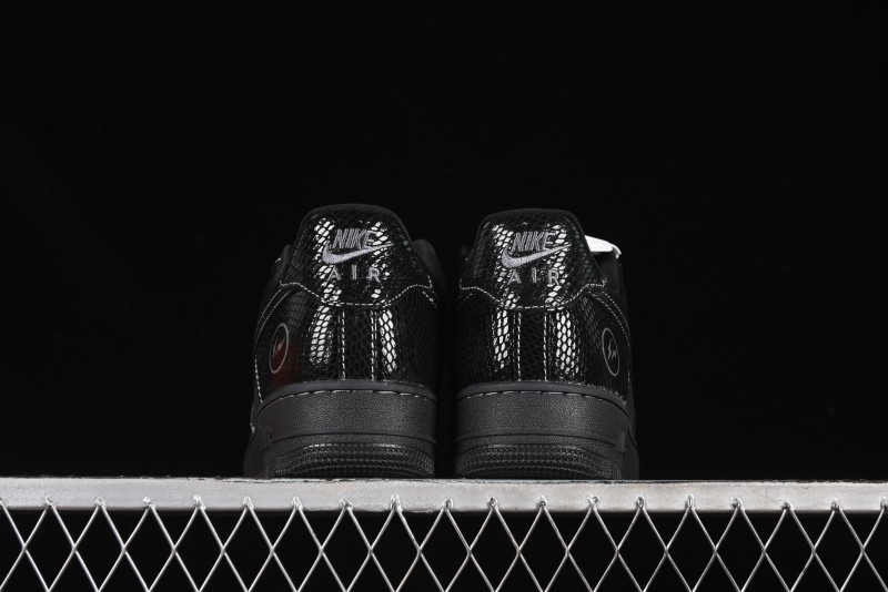 Nike Air Force 1'07 Low Lightning Collaboration Black Snake Scale Casual Sneakers - SC9207-529