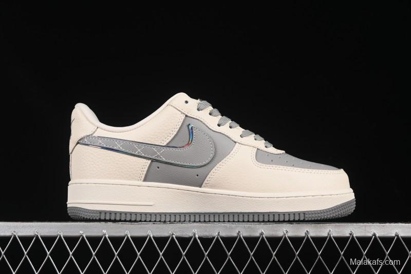 Nike Air Force 1'07 Low Kaws Collaboration Beige Grey Casual Sneakers - KK1988-078