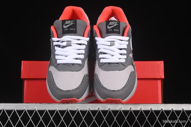 Nike Air Max 1 Retro Running Shoes with Half-Sole Air Cushion - BV1977-011