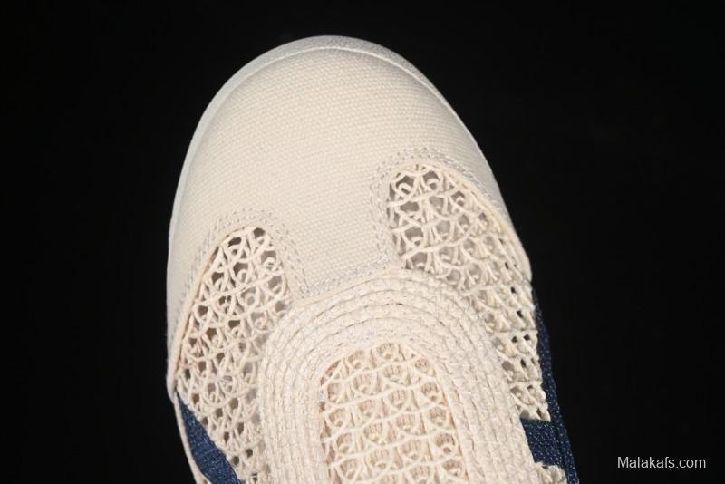 Onitsuka Tiger Mexico 66 Sabot Slip-On Sneakers with Breathable Mesh Upper - 1183C123-100