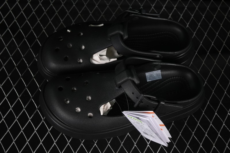 Crocs Mary Jane Classic Simple Casual Beach Clog Sandals - B.D4