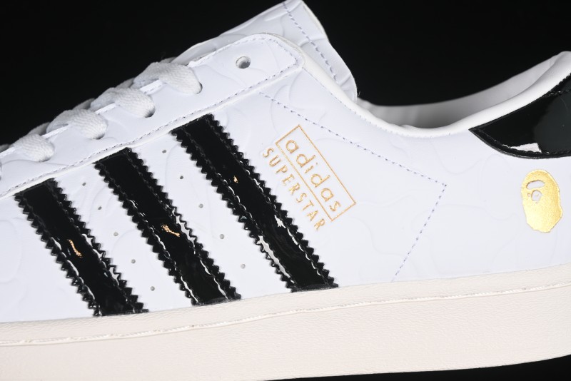 Adidas Bape Superstar JR2701 Shell Toe Casual Sneakers - JR2701