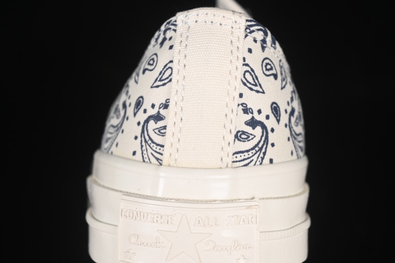 Converse Chuck 1970s Low Top Casual Sneakers with Paisley Pattern - A15752C
