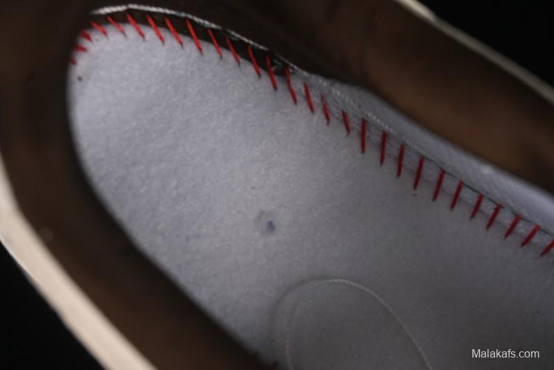 Nike Air Force 1 '07 Low BAPE Collaboration Beige Brown Graffiti Swoosh Casual Sneakers - DF0188-061