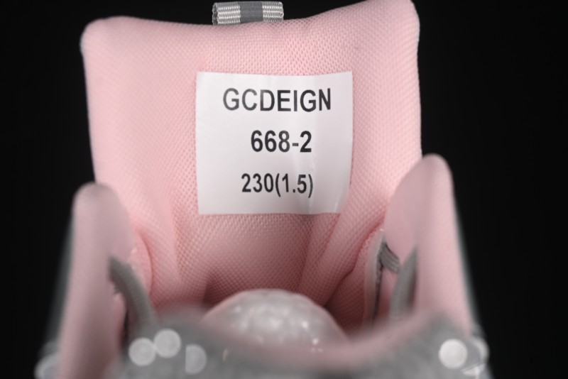 GG-CC 25ss New Platform Chunky Sneakers with 7CM Height Increase and Irregular Design - 668-2 Silver