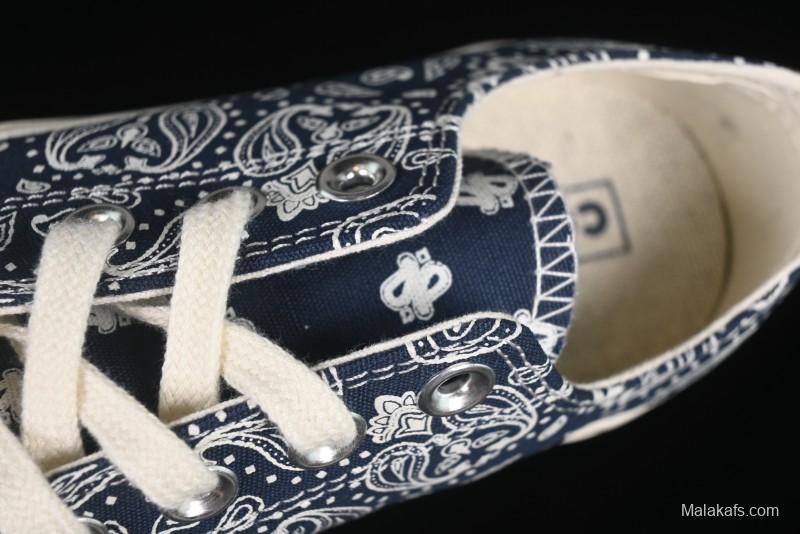 Converse Chuck 1970s Low Top Casual Sneakers with Paisley Pattern - A15751C