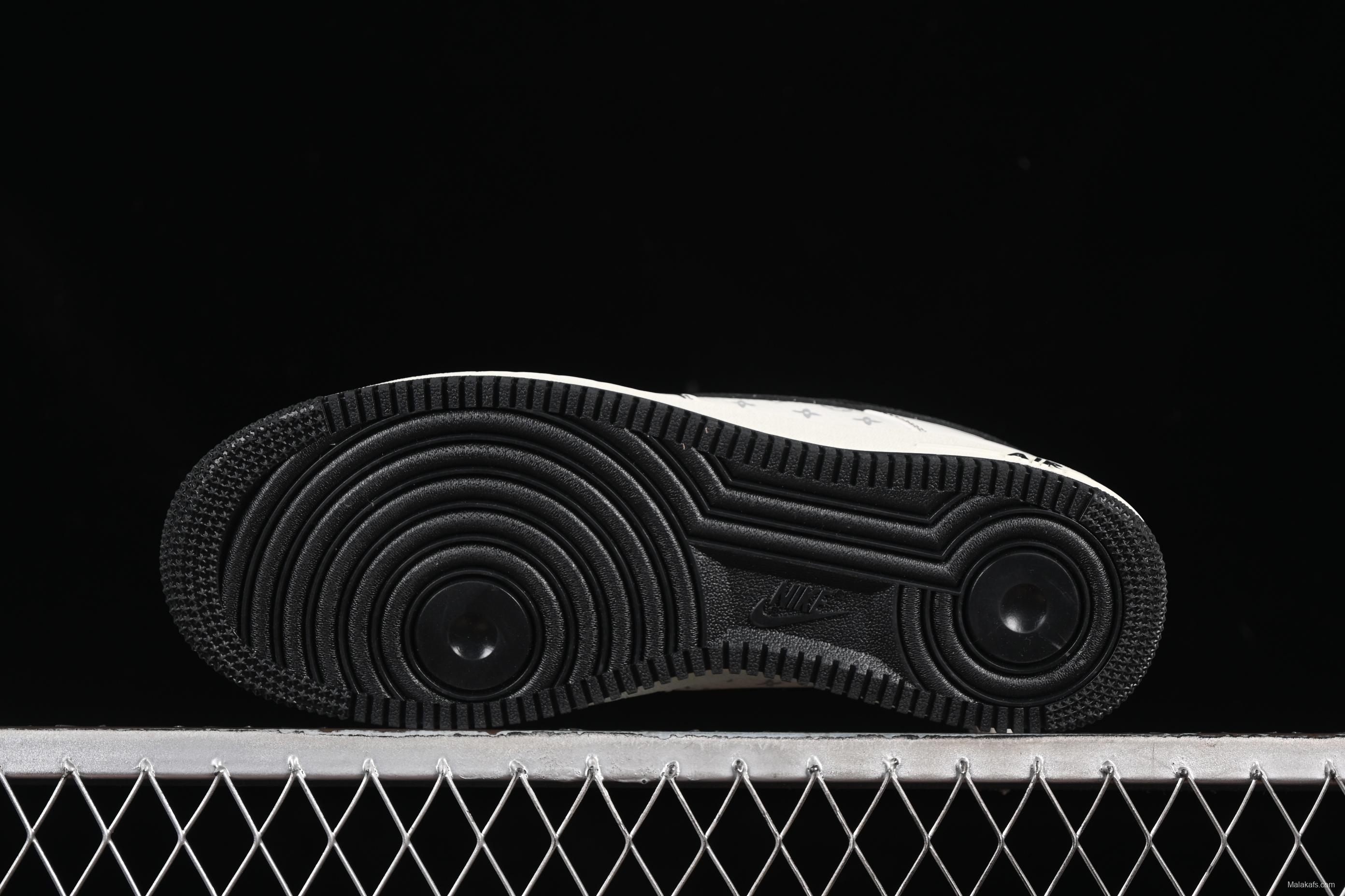 Nike Air Force 1 '07 Low LV Collaboration White Black Casual Sneakers - BZ6808-102