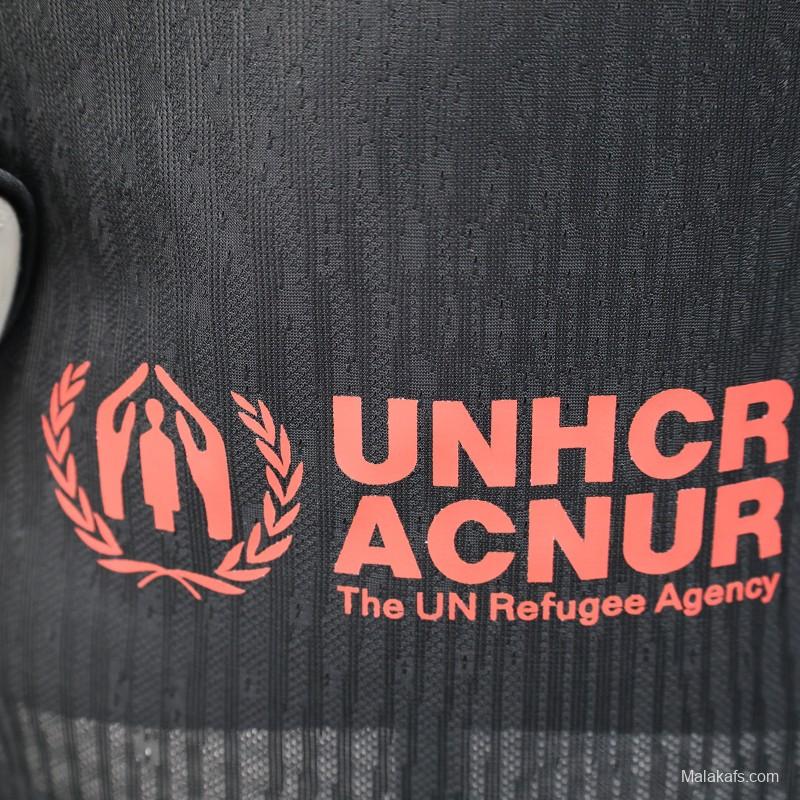 Player Version 24/25 Barcelona x Travis Scott Away Black Jersey With Red Sponsor