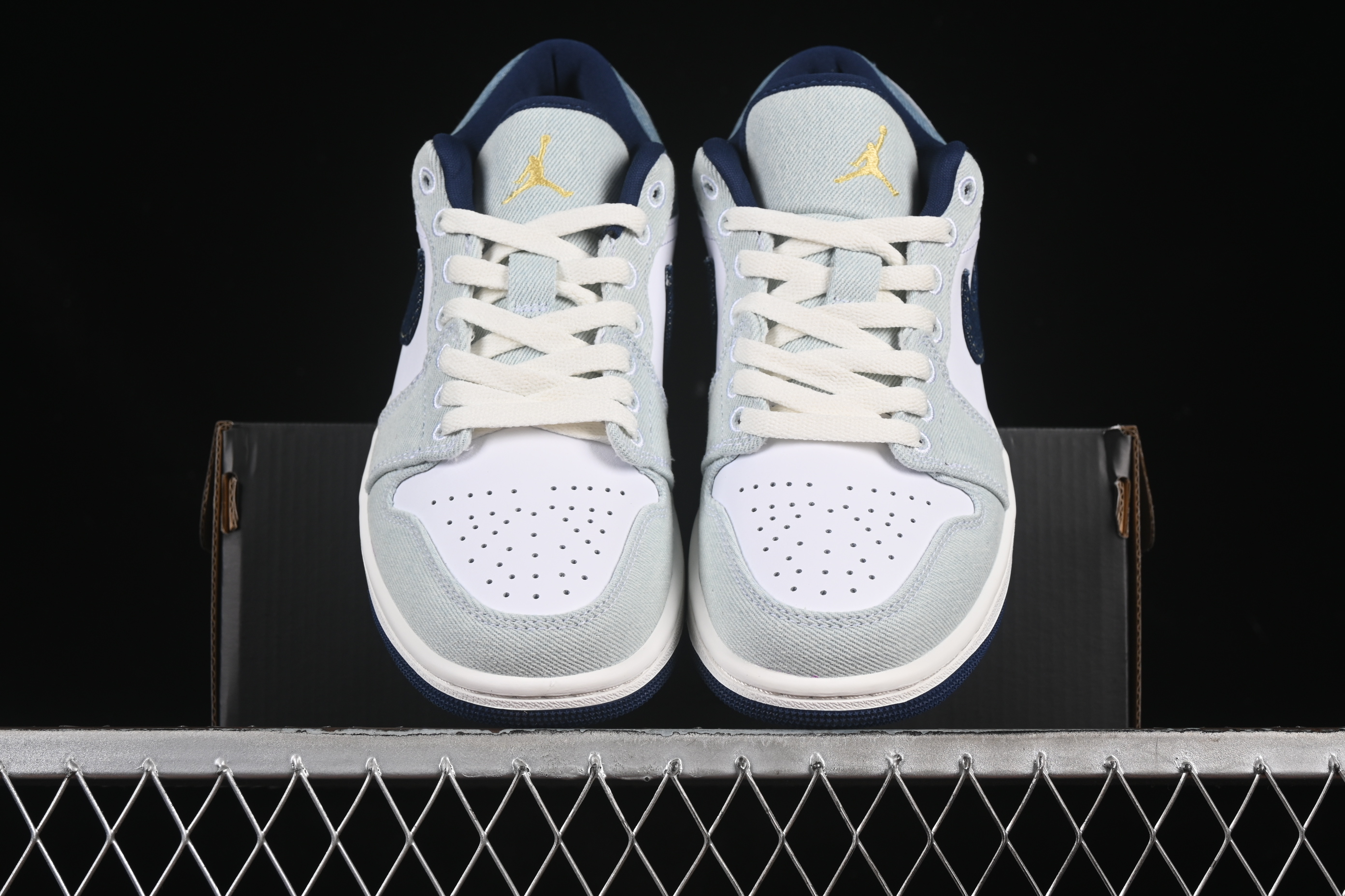 Nike Air Jordan 1 Low "Canadian Tuxedo" Basketball Shoes - IH0648-141