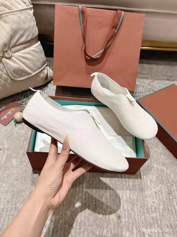 2025 Women LP White Leather Casual Shoes LY00300