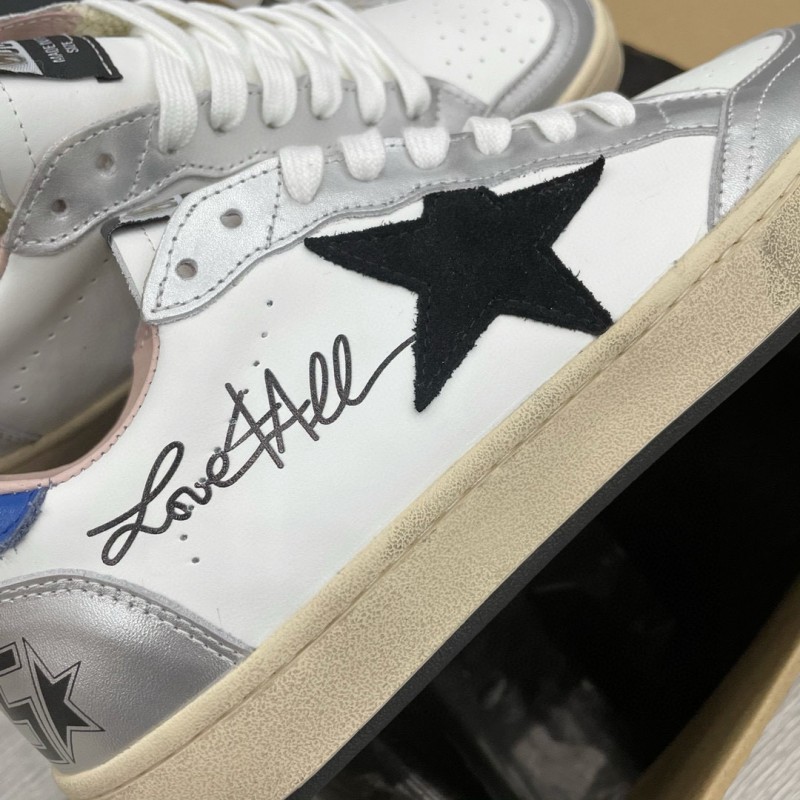 2024 Unisex GGDB White Grey Blue Leather Sneakers MJ00260