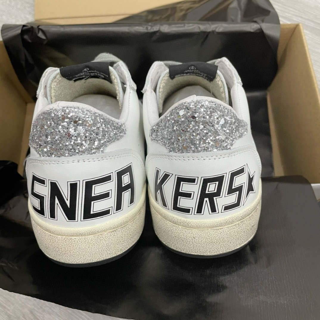 2024 Unisex GGDB White Grey Leather Sneakers MJ00260