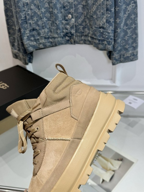2024 Unisex UGG beige suede leather boots MJ00300