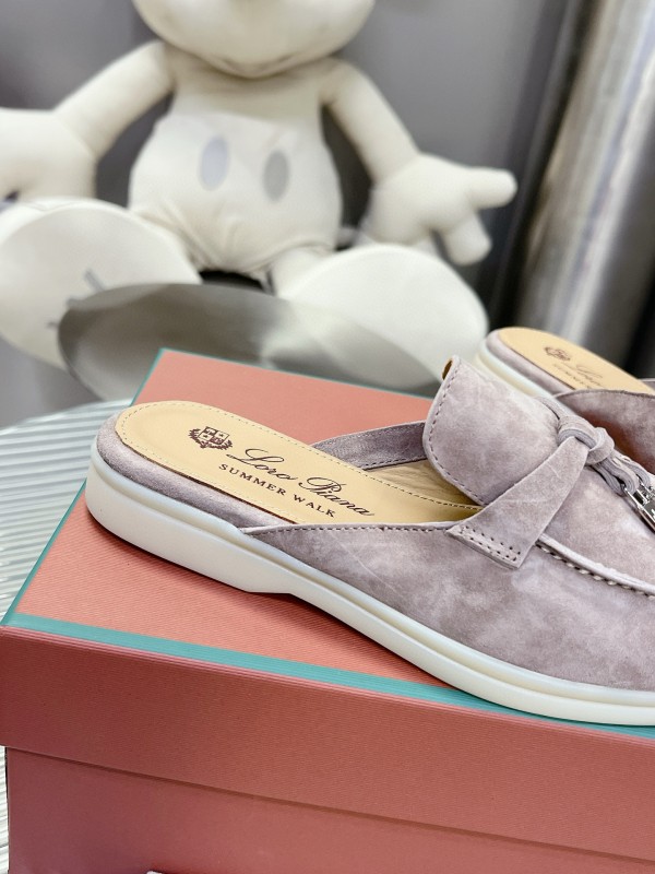 2024 Slippers LP gray suede slip-on MJ00270