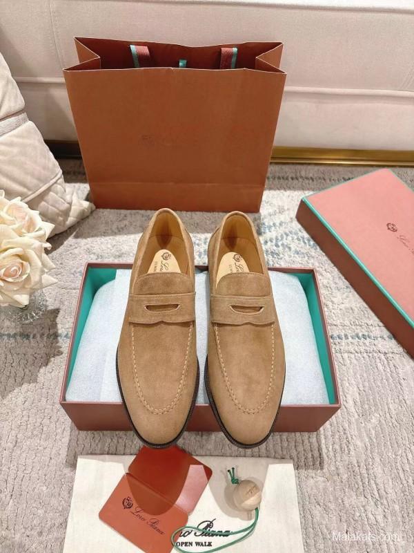 2025 Women LP Tan Suede Loafer LY00320