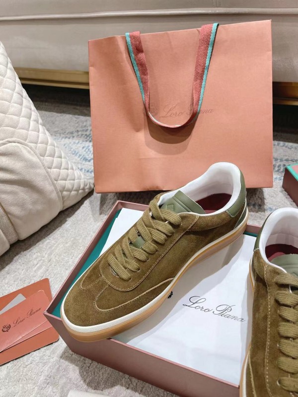 2025 Unisex Le Parmentier Olive Green Suede Leather Sneakers High Version LY00320(F)/LY00330(M)