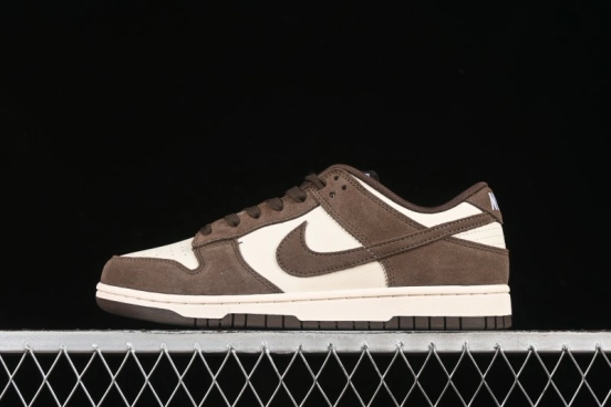 Nike SB Dunk Low White Mocha Low-Top Casual Skate Shoes - FQ8249-104