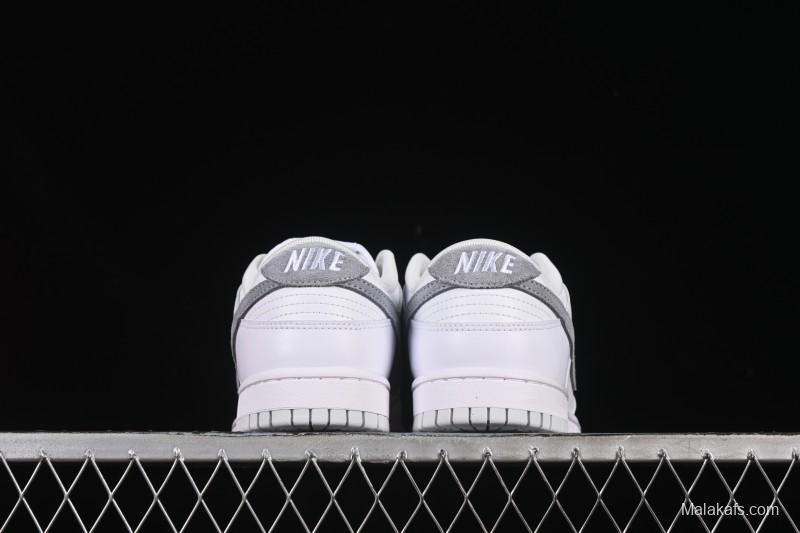 Nike SB Dunk Low White Grey Low-Top Casual Skate Shoes - IH0632-141