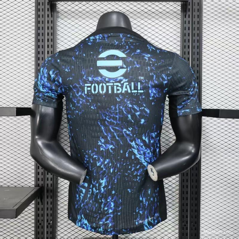 Player Version 25/26 Inter Milan Blue with Camouflage Pattern Jersey