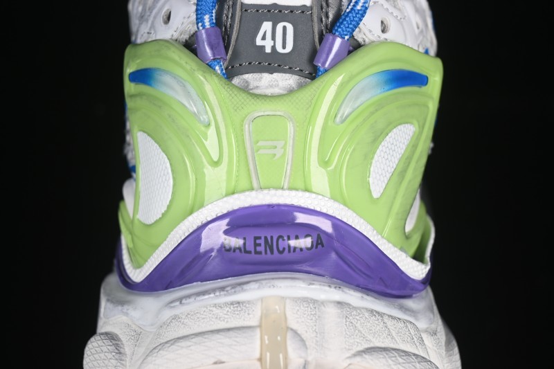 Balenciaga Runner Kith Four Color Retro Casual Shoes - W3RMU9043