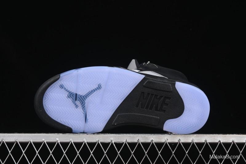 Nike Air Jordan 5 Black Metallic Reimagined Basketball Shoes HF3975-001