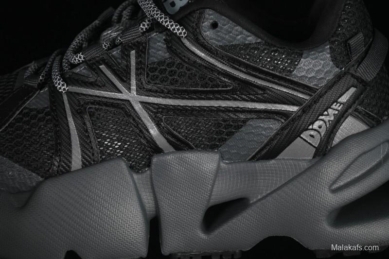 New York Yankees MLB Dome Runner Thick Sole Hollow Out Height Increasing Casual Running Shoes - 3ARND015N50BKS