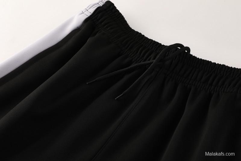 2025 Nike Grey/Black Full Hoodie Zipper Jacket +Long Pants