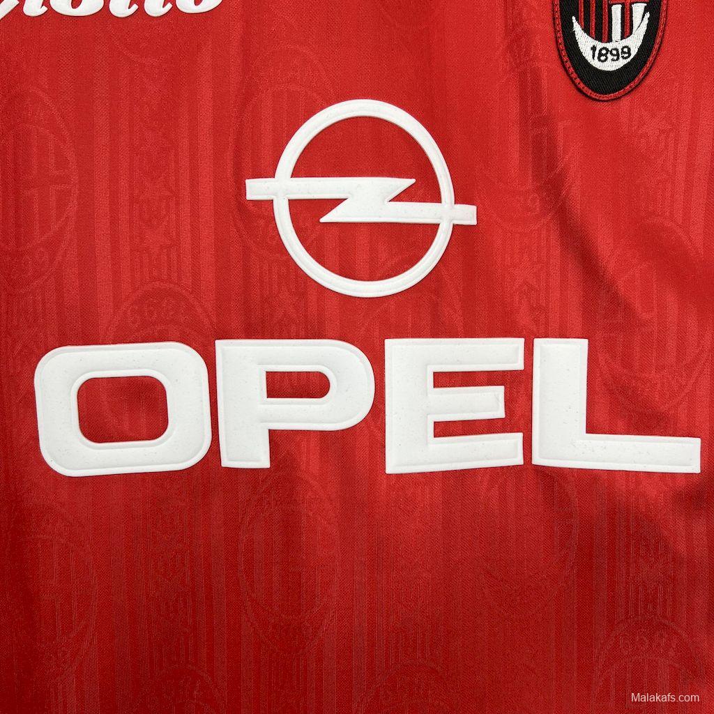 Retro 1998/99 AC Milan Away Red Jersey
