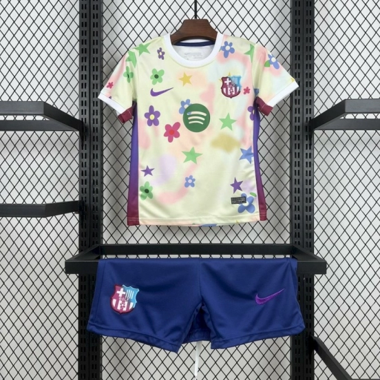 2025/26 KidsBarcelona Flower Special Edition Jersey