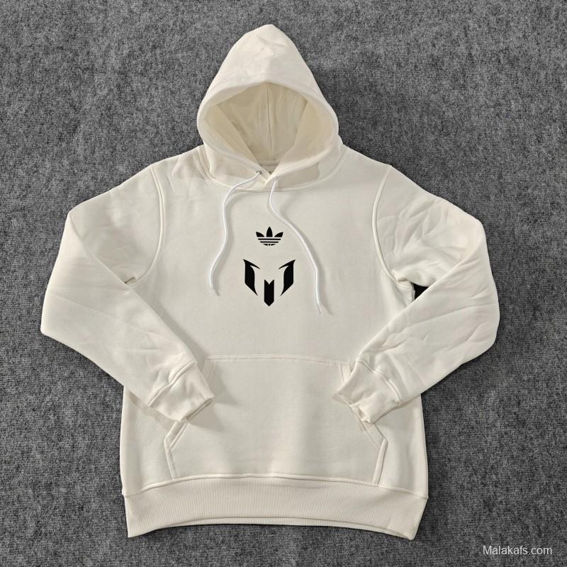 25/26 Inter Miami Messi Fleece-lined Hoodie 9 Color Full Zipper Jacket + Long Pants