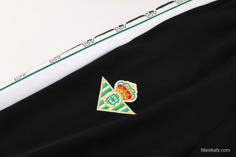 25/26 Real Betis WHITE/Black/Green Full Zipper Jacket + Long Pants