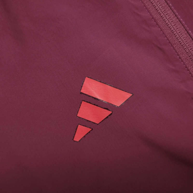 25/26 Bayern Munich Jacket Wine Windbreaker