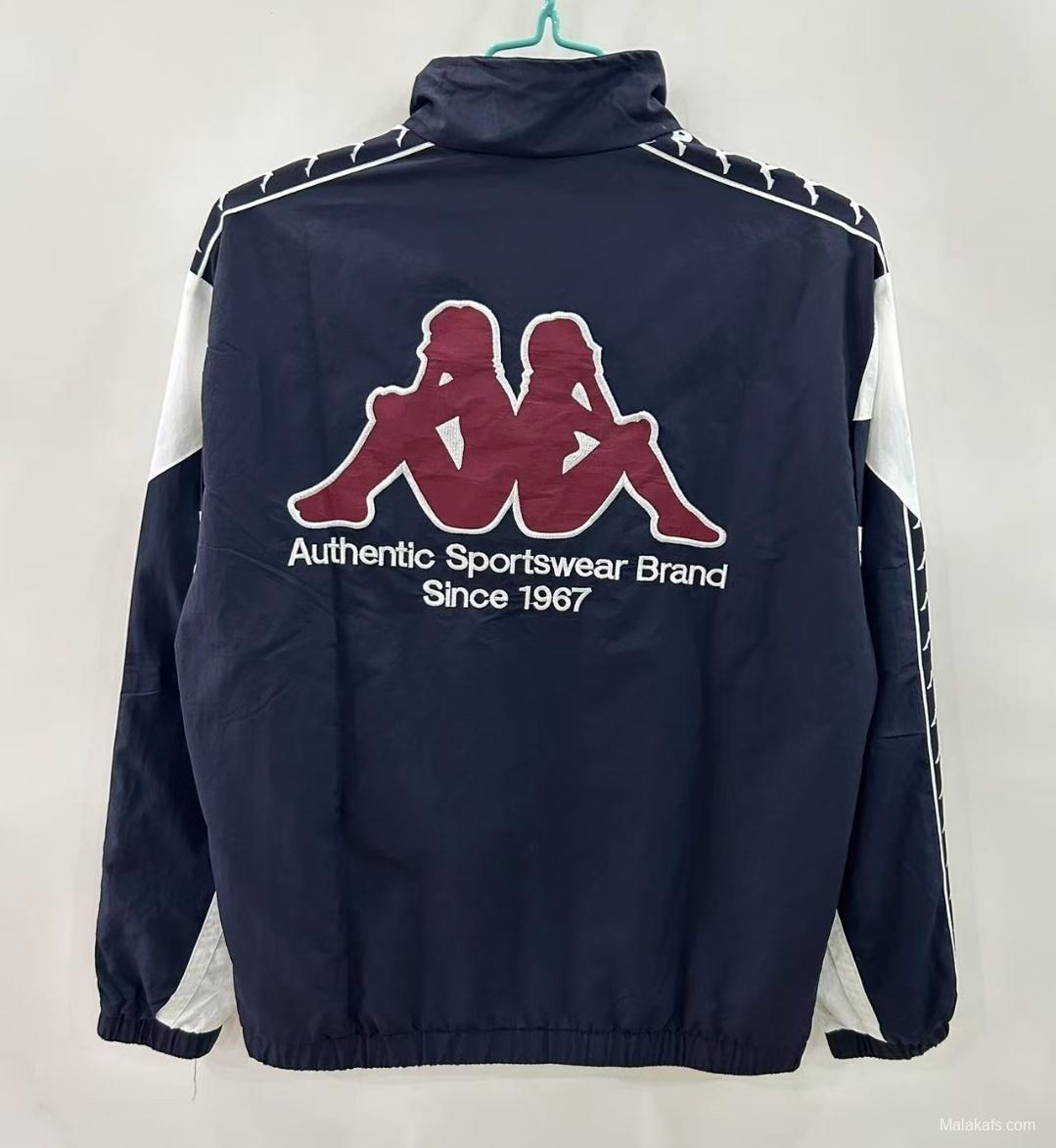 25/26 Real Madrid 1967 Style Black/White Windbreaker