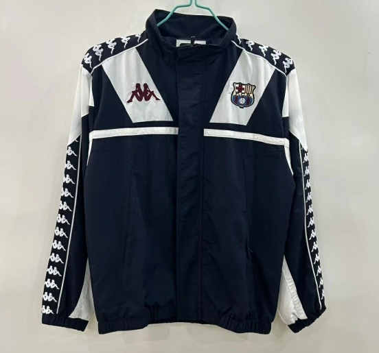 25/26 Barcelona 1967 Style Black/White Windbreaker