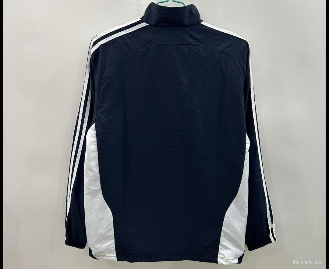 25/26 Real Madrid Black/White Windbreaker