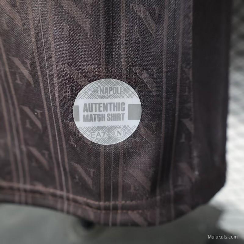 Player Version 25/26 Napoli Third Black Jersey