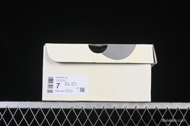 Nike Air Force 1 '07 Low Balenciaga Collaboration White Blue Gold Casual Sneakers - YF9511-803